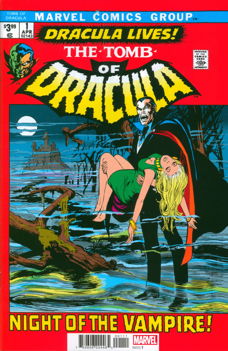 TOMB OF DRACULA #1 FACSIMILE EDITION 2022 Tomb of Dracula MARVEL PRH   