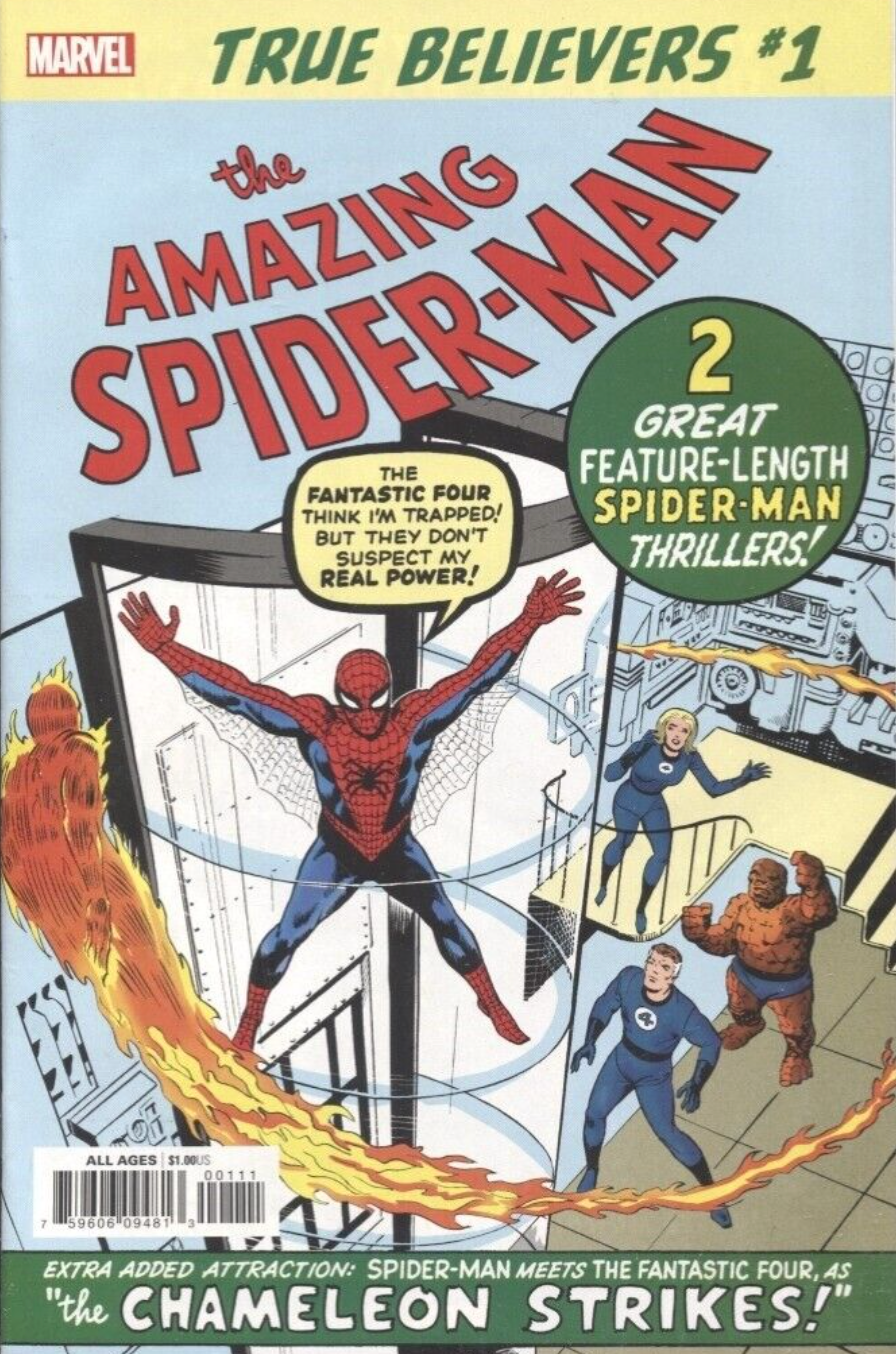 TRUE BELIEVERS AMAZING SPIDER-MAN #1 (REPRINT 1963)