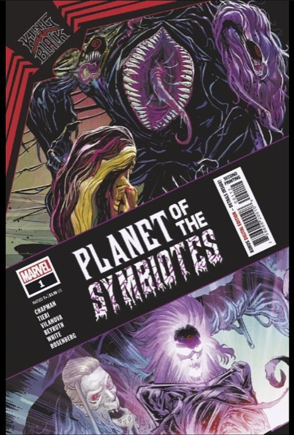 KING IN BLACK PLANET OF SYMBIOTES #1 (OF 3) 2ND PRINT VARIANT 2021