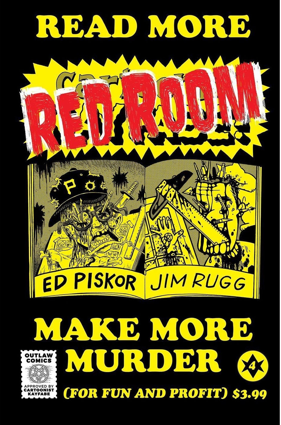 RED ROOM #4 1:5 KAYFABE VARIANT 2021 Red Room FANTAGRAPHICS BOOKS   