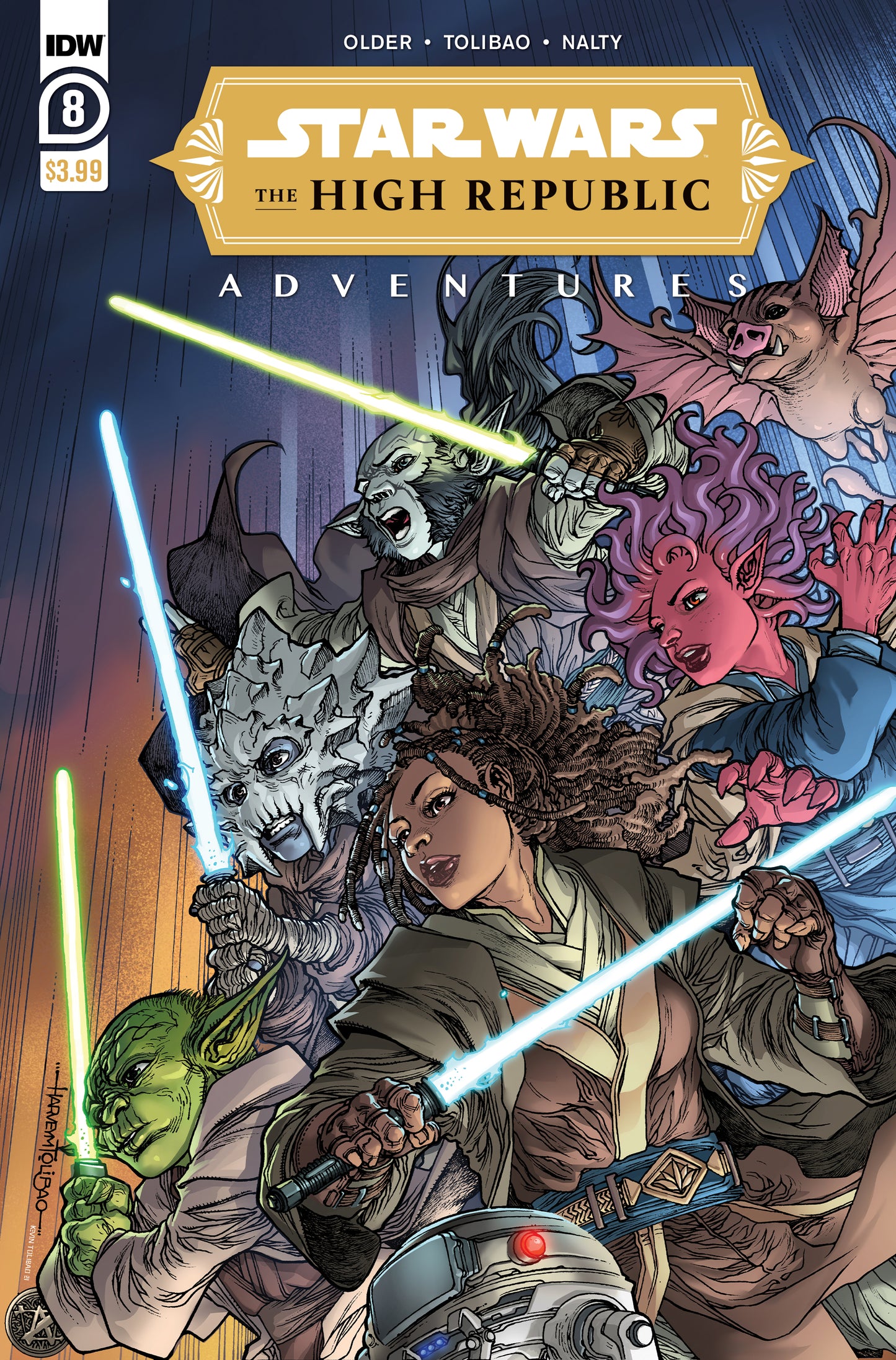 STAR WARS HIGH REPUBLIC ADVENTURES #8 CVR A TOLIBAO 2021