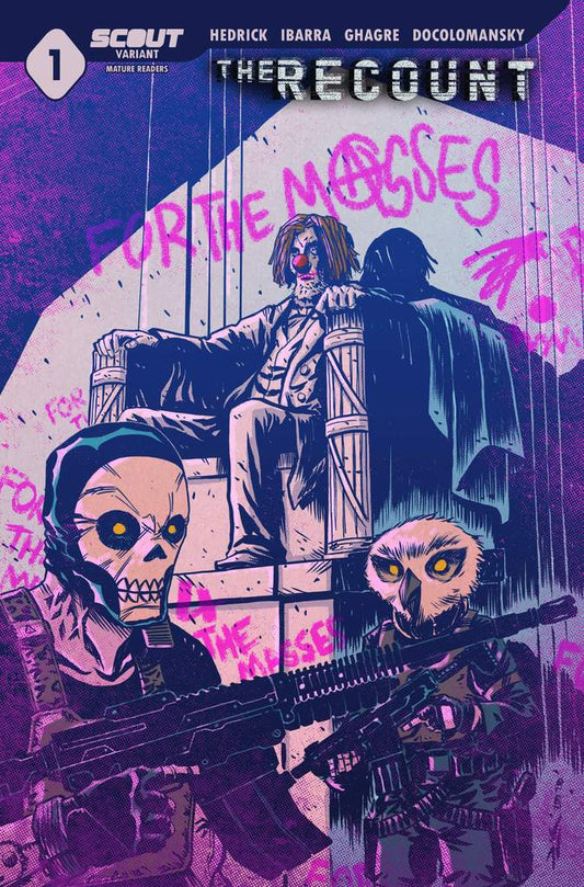 RECOUNT #1 RICH WOODALL EXCLUSIVE VARIANT 2020 Recount SCOUT COMICS   