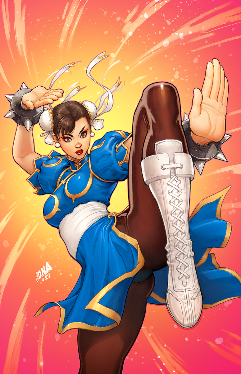 STREET FIGHTER MASTERS CHUN-LI #1 SSCO DAVID NAKAYAMA CHUN-LI VIRGIN VARIANT 2022 comic book UDON ENTERTAINMENT INC   