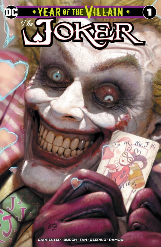 JOKER YEAR OF THE VILLAIN #1 BROWN EXCLUSIVE VARIANT