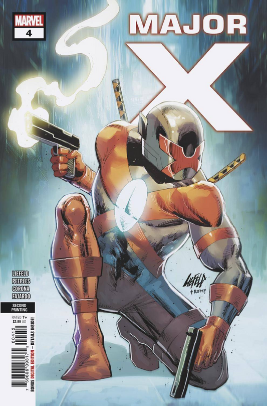 MAJOR X #4 2ND PRINT VARIANT 2019 Major X MARVEL COMICS   