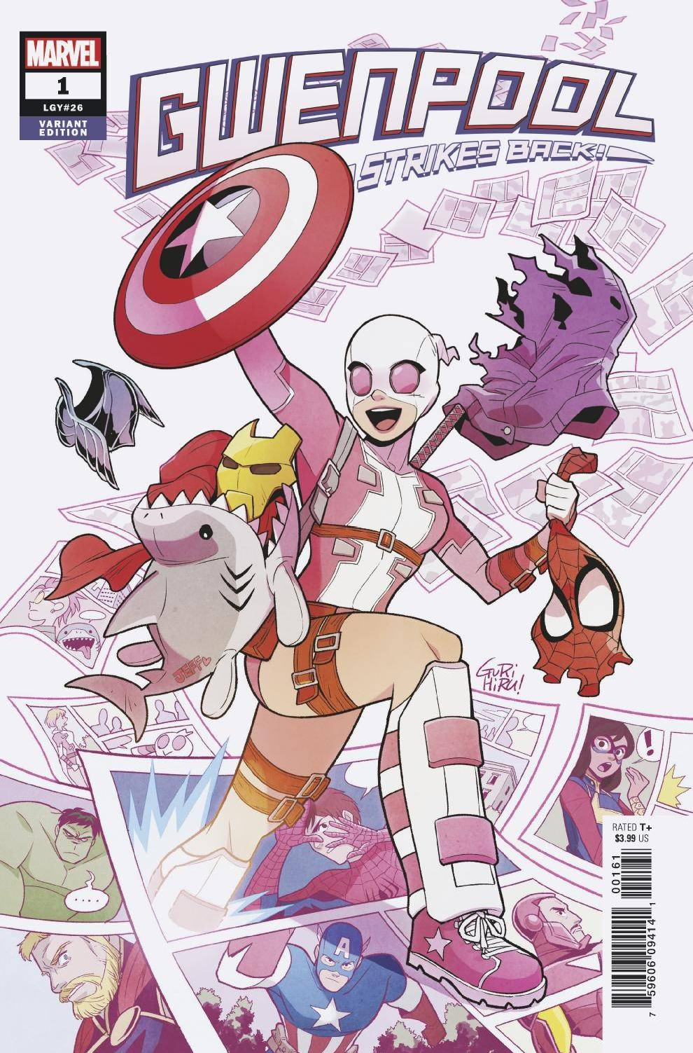 GWENPOOL STRIKES BACK #1 (OF 5) GURIHIRU VARIANT 2019 Gwenpool MARVEL COMICS   