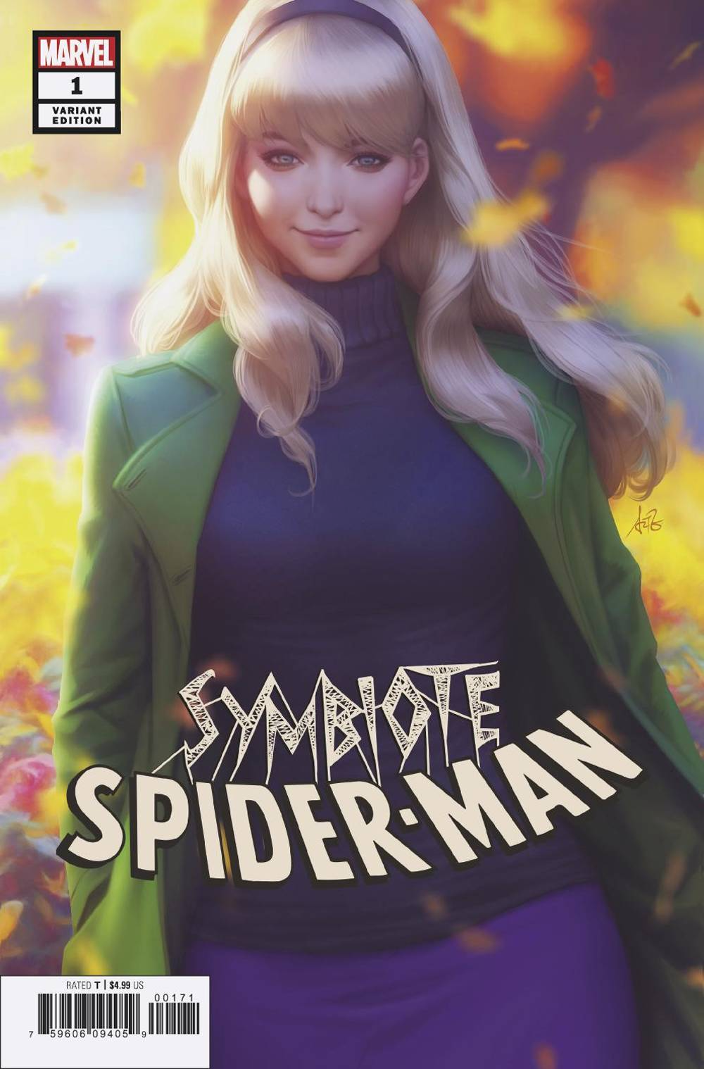 SYMBIOTE SPIDER-MAN #1 ARTGERM VARIANT 2019 Spider-Man MARVEL COMICS   