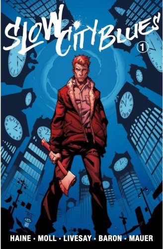 SLOW CITY BLUES #1 RANDY GREEN VARIANT comic book ZOOP   