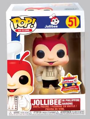 JOLLIBEE IN BARONG #51 PHILIPPINE INDEPENDENCE DAY EXCLUSIVE FUNKO POP