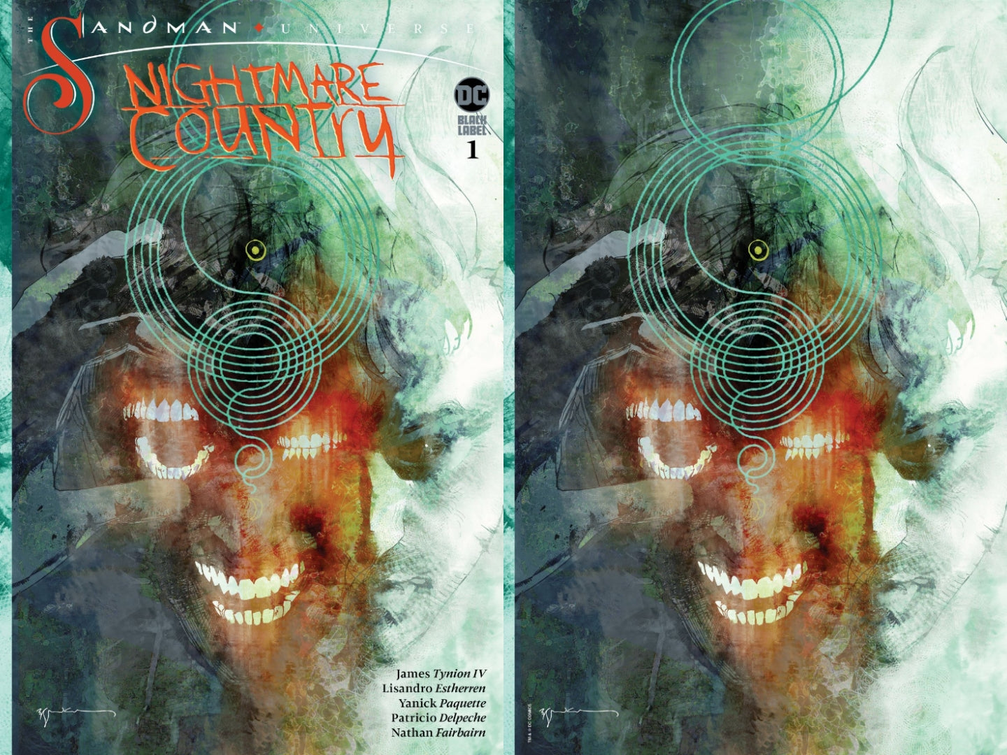 SANDMAN UNIVERSE NIGHTMARE COUNTRY #1 SSCO SCC BILL SIENKIEWICZ VARIANT 2022 Sandman Universe DC COMICS TRADE DRESS + VIRGIN FOIL  