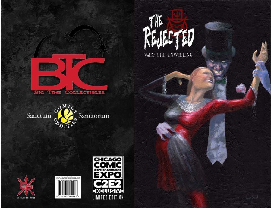 THE REJECTED VOL 2:  THE UNWILLING SEAN SEAL C2E2 HOMAGE EXCLUSIVE VARIANT 2019 comic book SOURCE POINT PRESS   