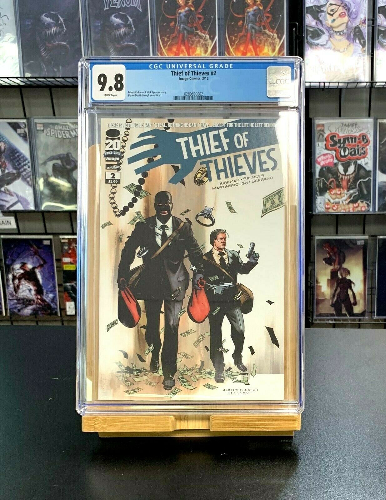 9.8 CGC Thief of Thieves #2 1st Print Robert Kirkman Image Comics 2012