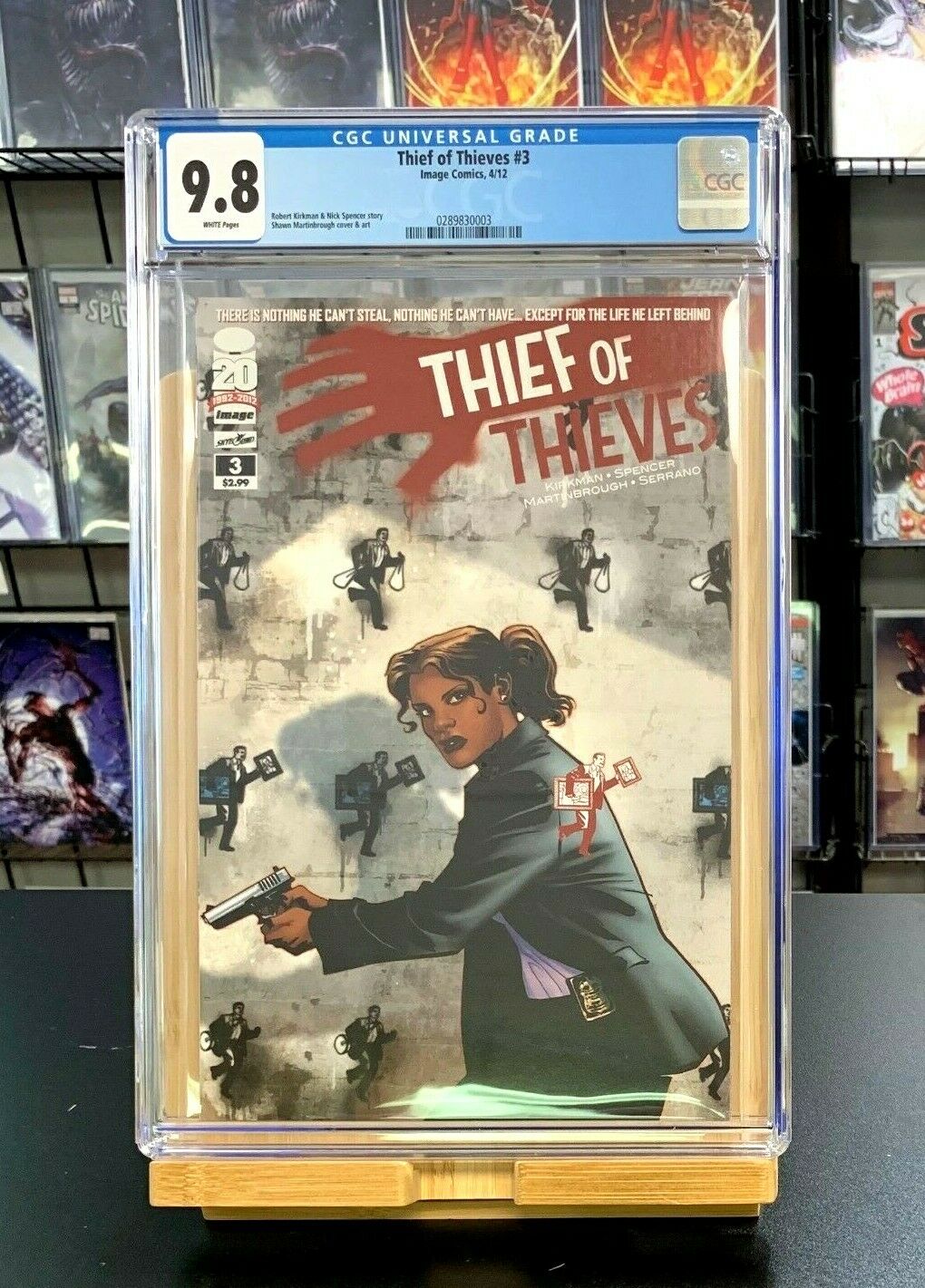 9.8 CGC Thief of Thieves #3 1st Print Robert Kirkman 2012 [0289830003]