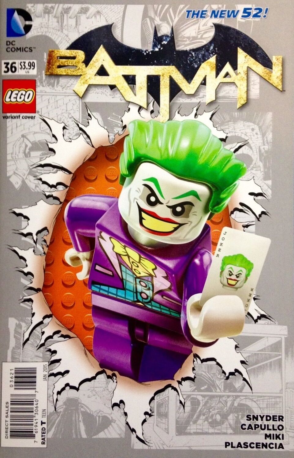 BATMAN #36 LEGO VARIANT 2014 Batman DC COMICS   