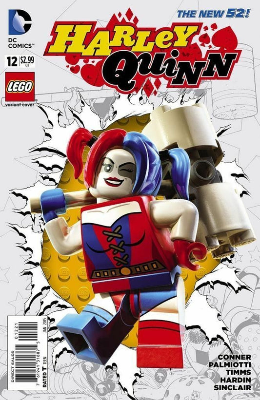 HARLEY QUINN #12 LEGO VARIANT 2014 COMIC BOOK DC COMICS   