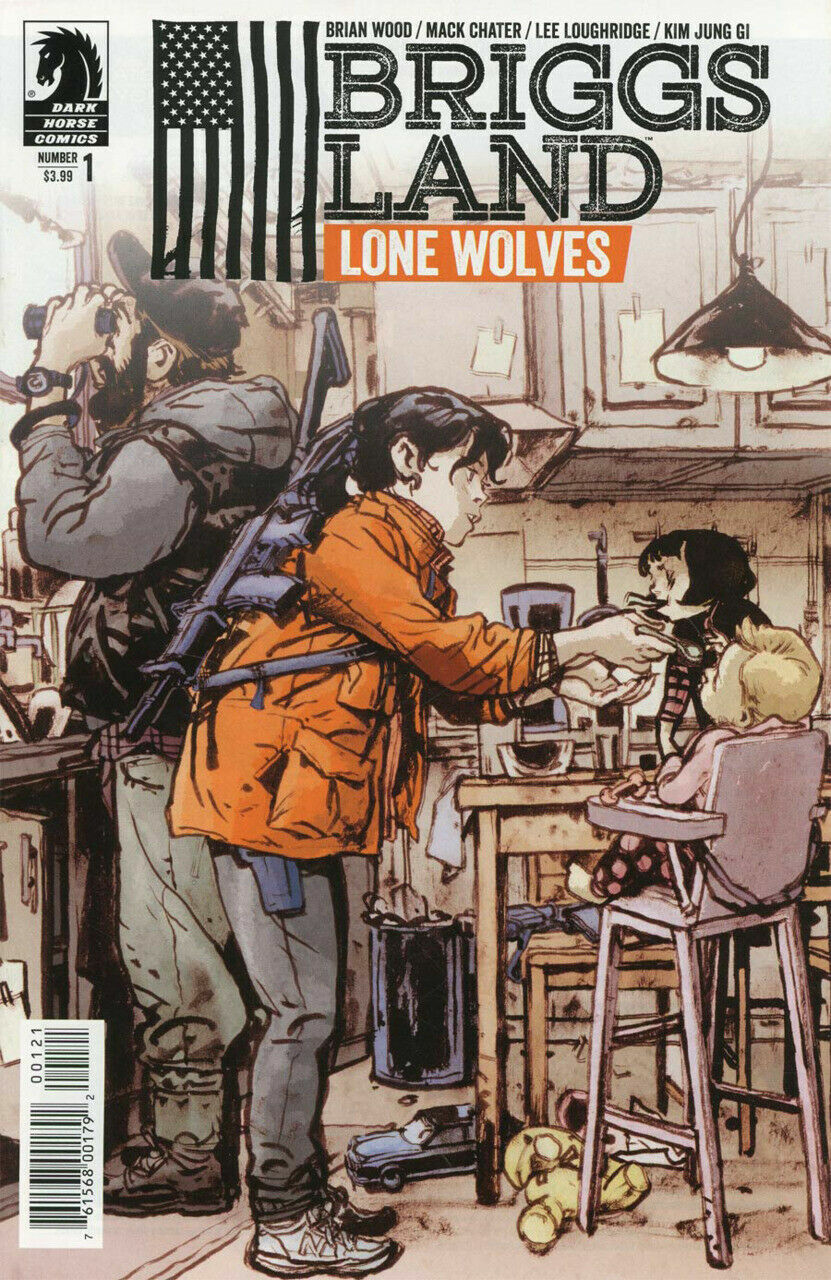 BRIGGS LAND LONE WOLVES #1 (OF 6) JUNG GI VARIANT 2017 comic book DARK HORSE   