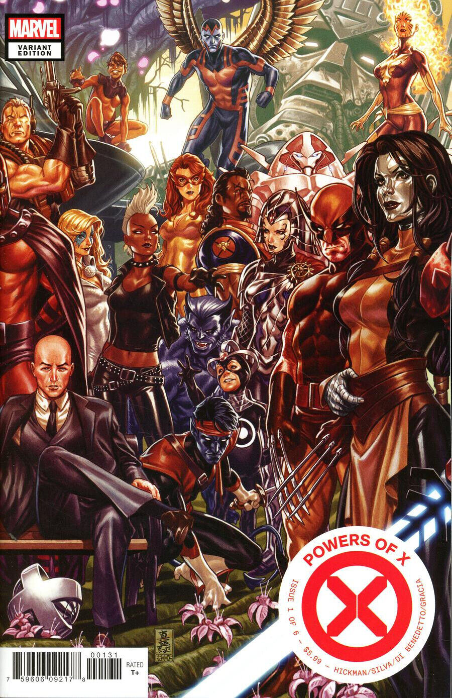 POWERS OF X #1 (OF 6) BROOKS CONNECTING VARIANT 2019 X-Men MARVEL COMICS   