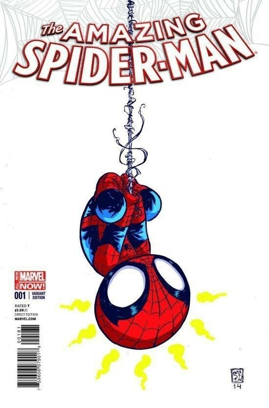 AMAZING SPIDER-MAN #1 SKOTTIE YOUNG VARIANT (CAMEO CINDY MOON) 2014 Amazing Spider-Man MARVEL COMICS