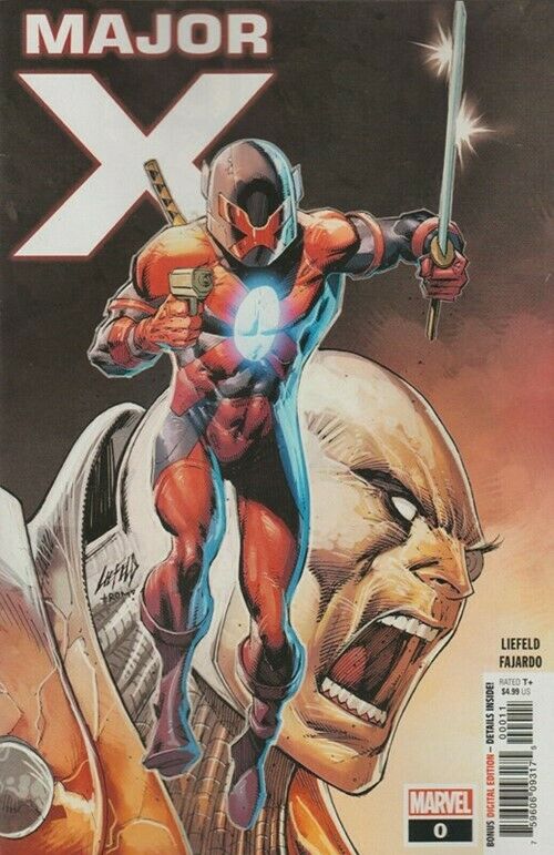 MAJOR X #0 2019 Major X MARVEL COMICS   