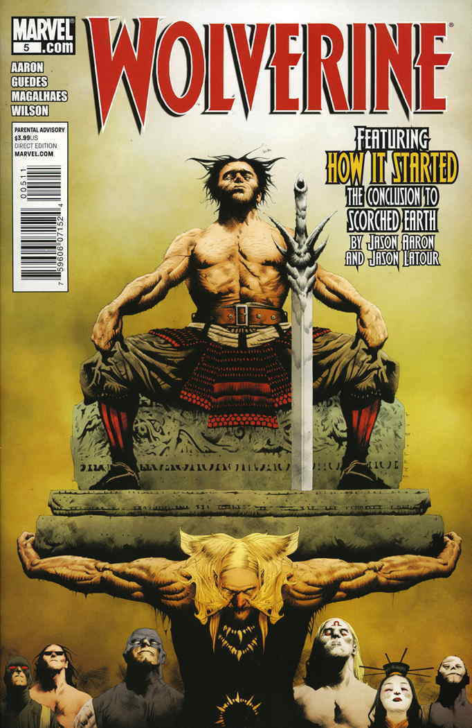 WOLVERINE #5 JAE LEE 2011  MARVEL COMICS   