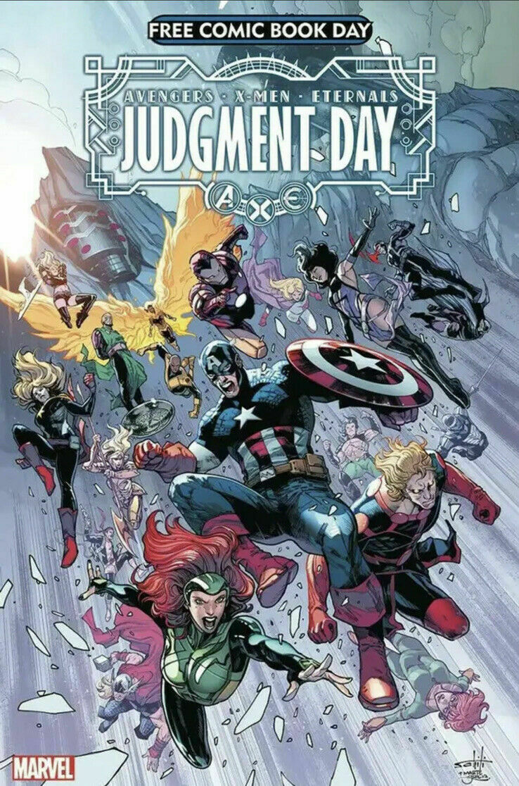 2022 FCBD AVENGERS X-MEN # 1 1ST APP BLOODLINE BLADE DAUGHTER BRIELLE UNSTAMPED Avengers MARVEL PRH Raw  