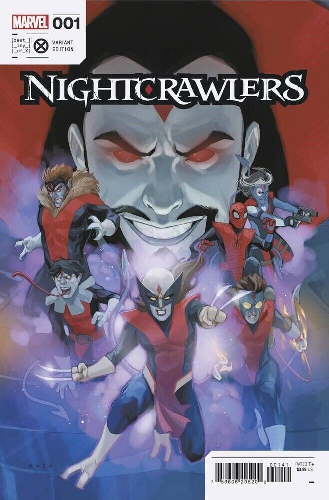 NIGHTCRAWLERS #1 (OF 3) NOTO SOS FEBRUARY CONNECTING VARIANT 2023 X-Men MARVEL PRH   