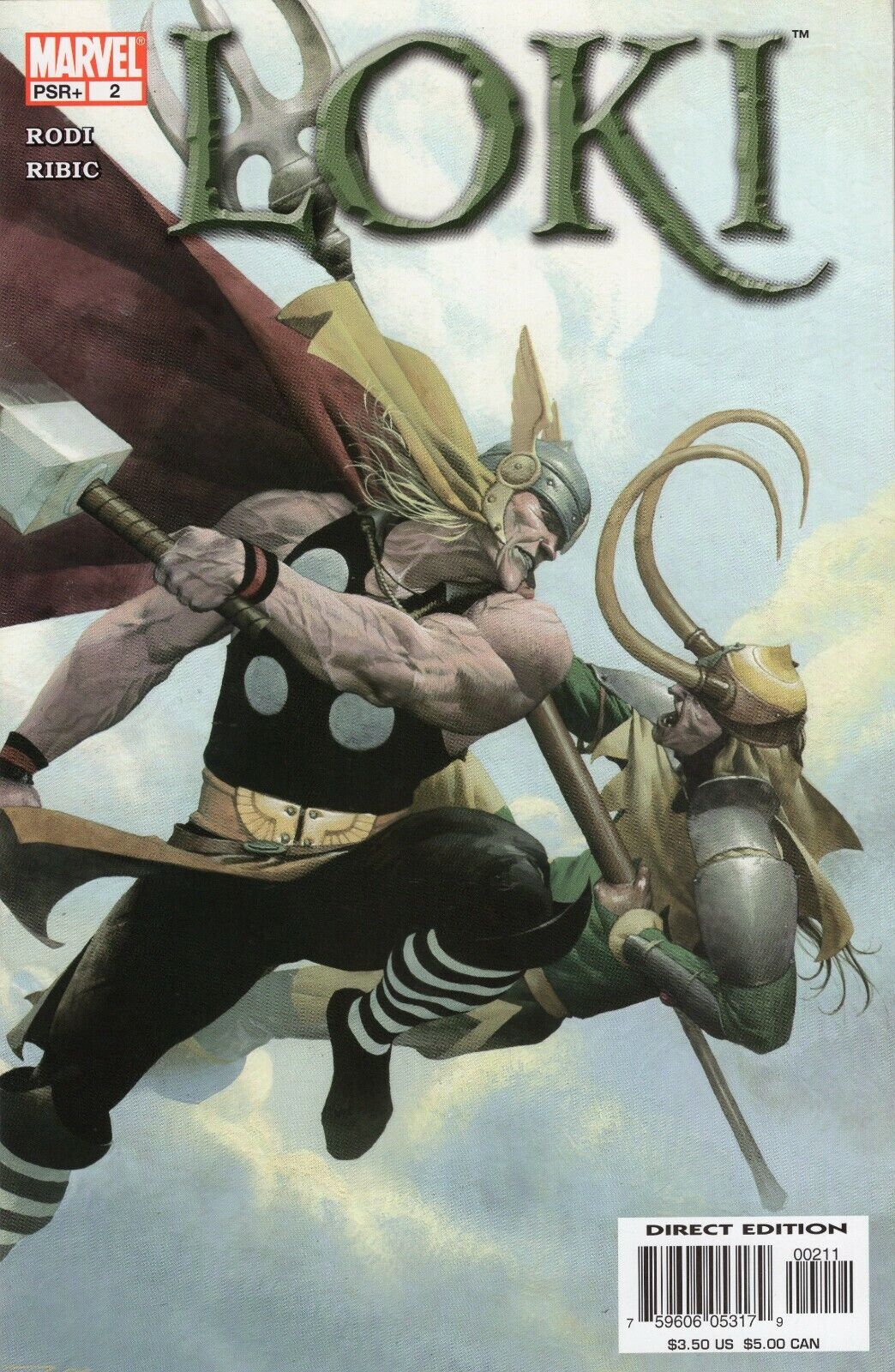 LOKI #2 RIBIC 2004  MARVEL COMICS   