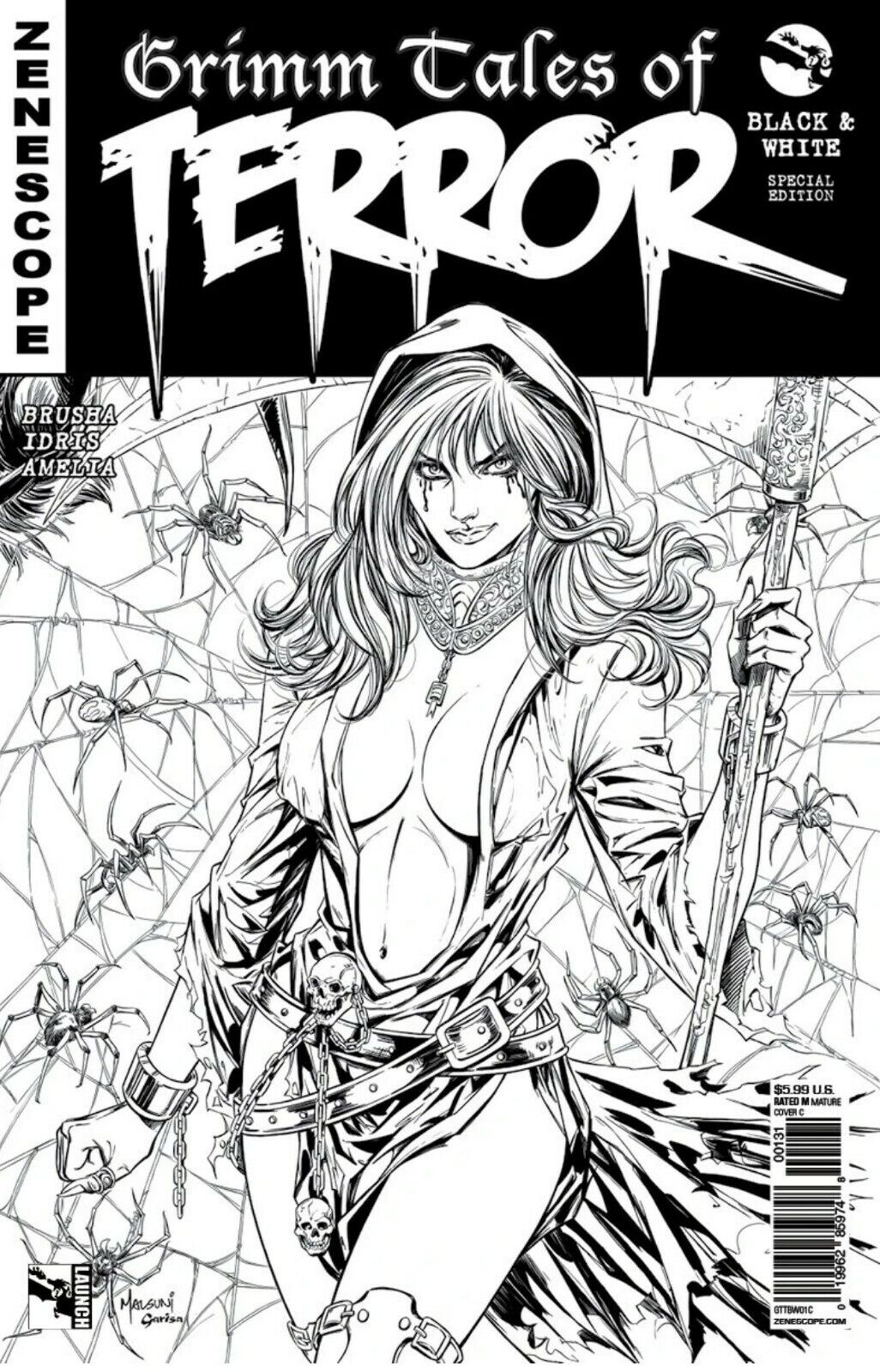 GRIMM TALES OF TERROR BLACK & WHITE SPECIAL EDITION COVER C 2018
