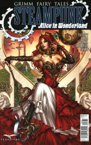 GFT STEAMPUNK ALICE IN WONDERLAND CVR C KROME 2017 comic book ZENESCOPE ENTERTAINMENT INC   