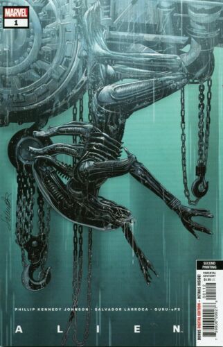 ALIEN #1 2ND PRINT LARROCA VARIANT 2021 comic book MARVEL COMICS   