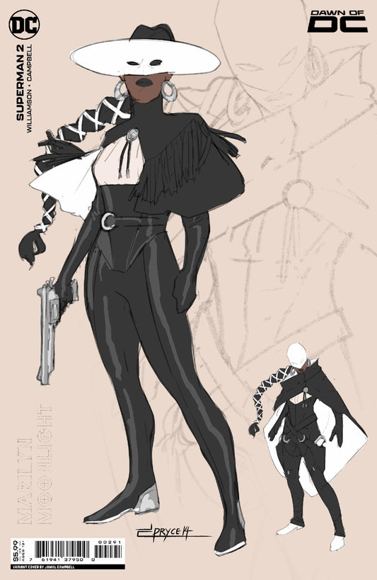 SUPERMAN #2 JAMAL CAMPBELL DESIGN VARIANT 2023 Superman DC COMICS