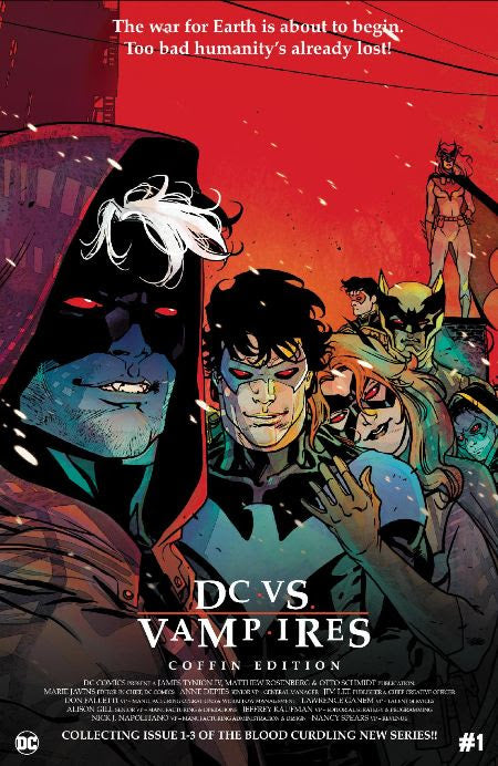 DC VS VAMPIRES COFFIN EDITION #1 CVR A CARMINE DI GIANDOMENICO HOMAGE 2022 DC vs Vampires DC COMICS   