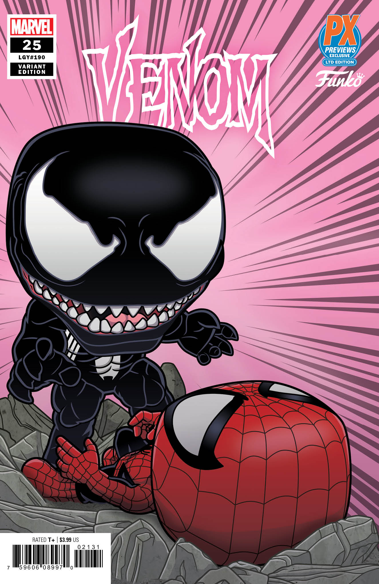 VENOM #25 FUNKO POP PX ESCLUSIVE ASM 316 HOMAGE VARIANT 2020 Venom MARVEL COMICS   